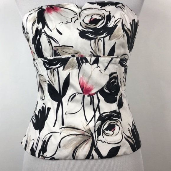 white house tube floral top - Picture 2 of 4